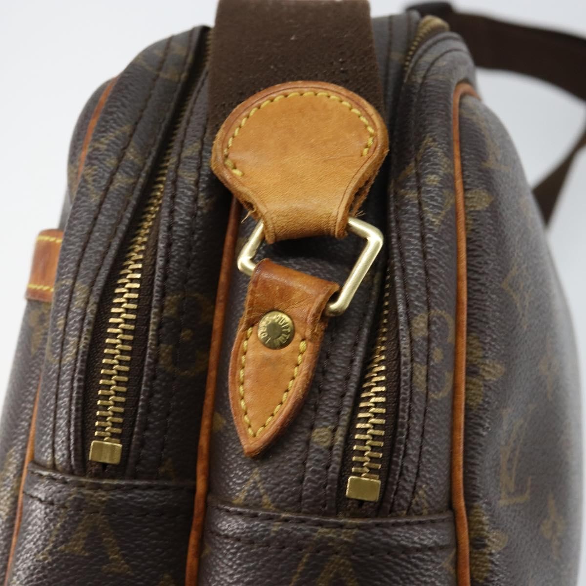 Louis Vuitton Reporter Bag Monogram Canvas, BROWN, CANVAS, Shoulder bag