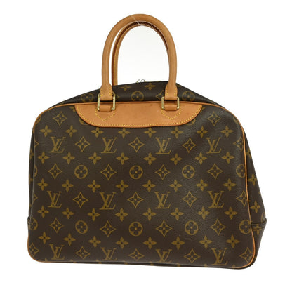Louis Vuitton Deauville Handbag Monogram Canvas, BROWN, CANVAS, Handbag