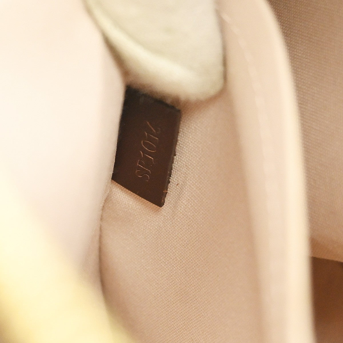 Louis Vuitton Lucille Handbag Mini Lin, RED, CANVAS, Handbag