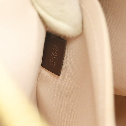 Louis Vuitton Lucille Handbag Mini Lin, RED, CANVAS, Handbag