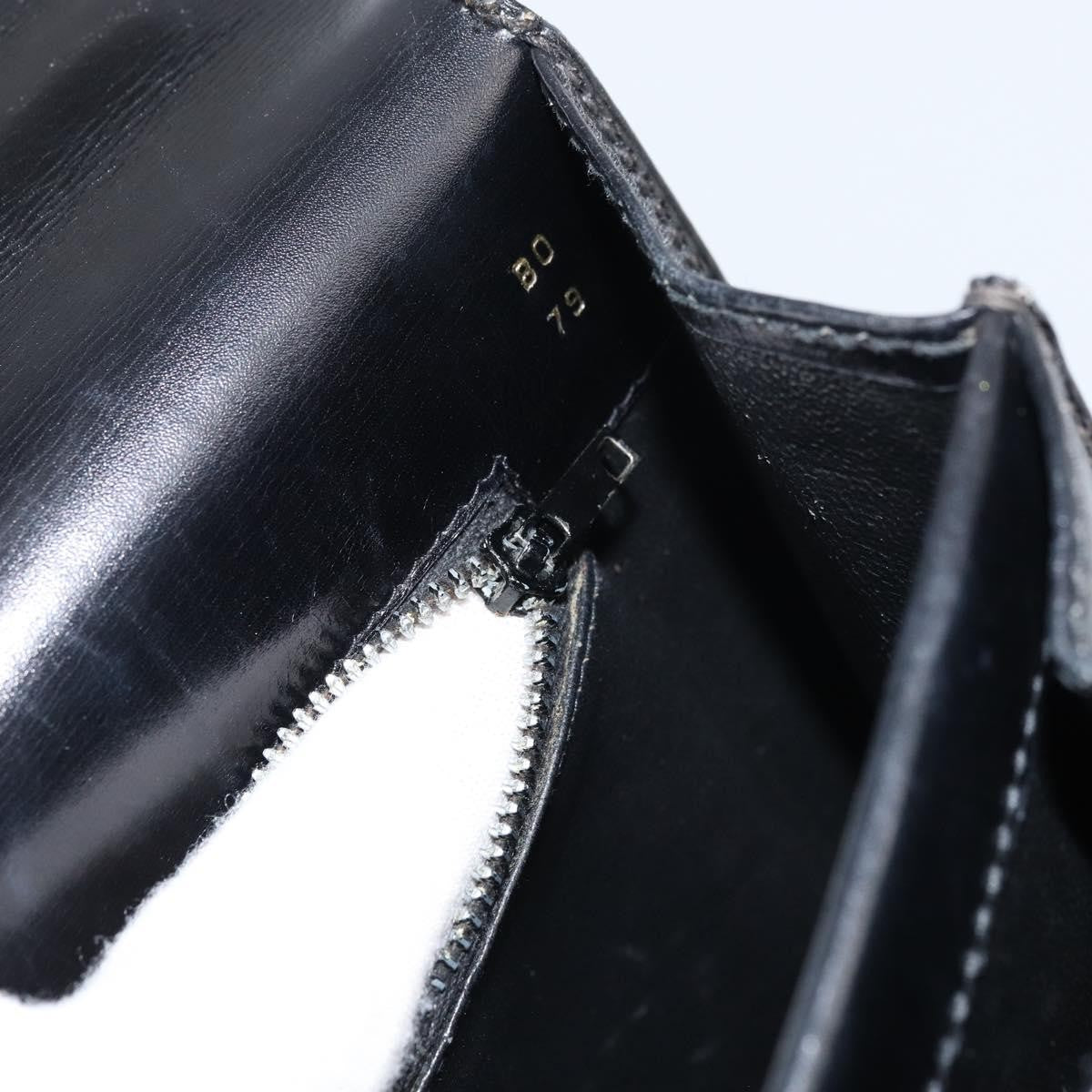 Gucci Vintage Handbag Leather, BLACK, LEATHER, Handbag