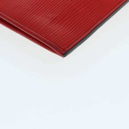 Louis Vuitton Pochette Jour Epi Leather, RED, LEATHER, Clutche & pouche