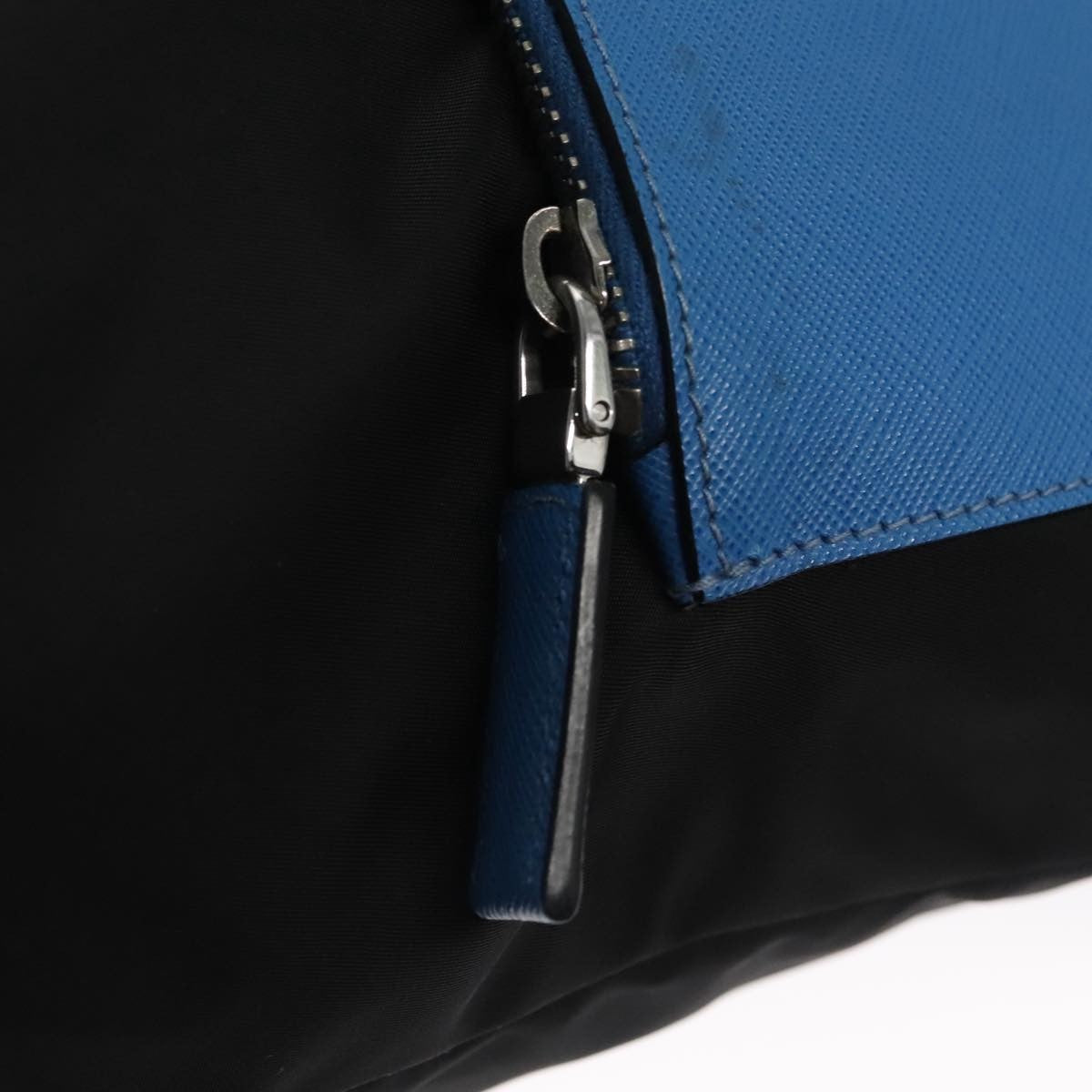 Prada Logo Drawstring Backpack Tessuto with Printed Saffiano, BLACK, NYLON, Backpack