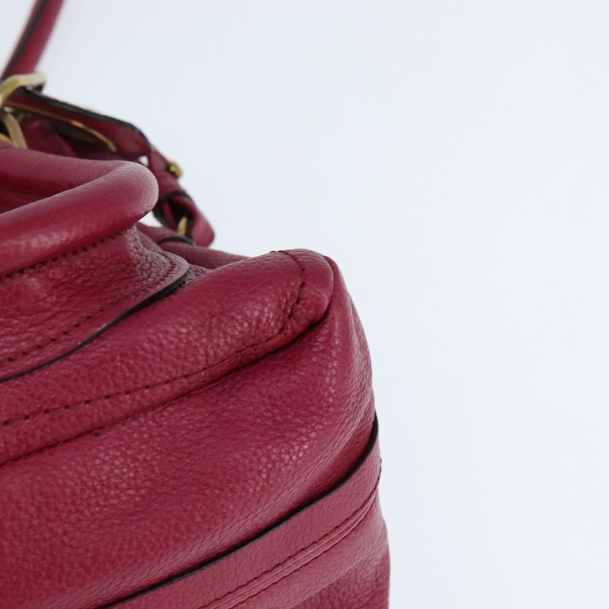 Chloe Paraty Top Handle Bag Leather, PINK, LEATHER, Handbag