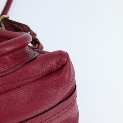 Chloe Paraty Top Handle Bag Leather, PINK, LEATHER, Handbag