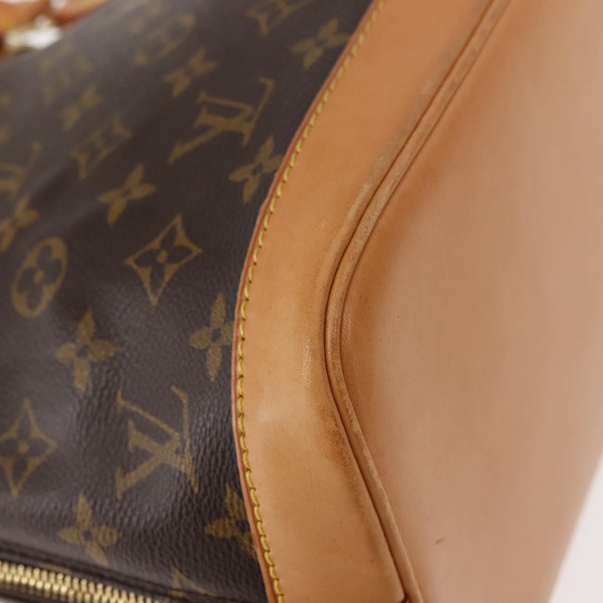 Louis Vuitton Alma Handbag Monogram Canvas, BROWN, CANVAS, Handbag