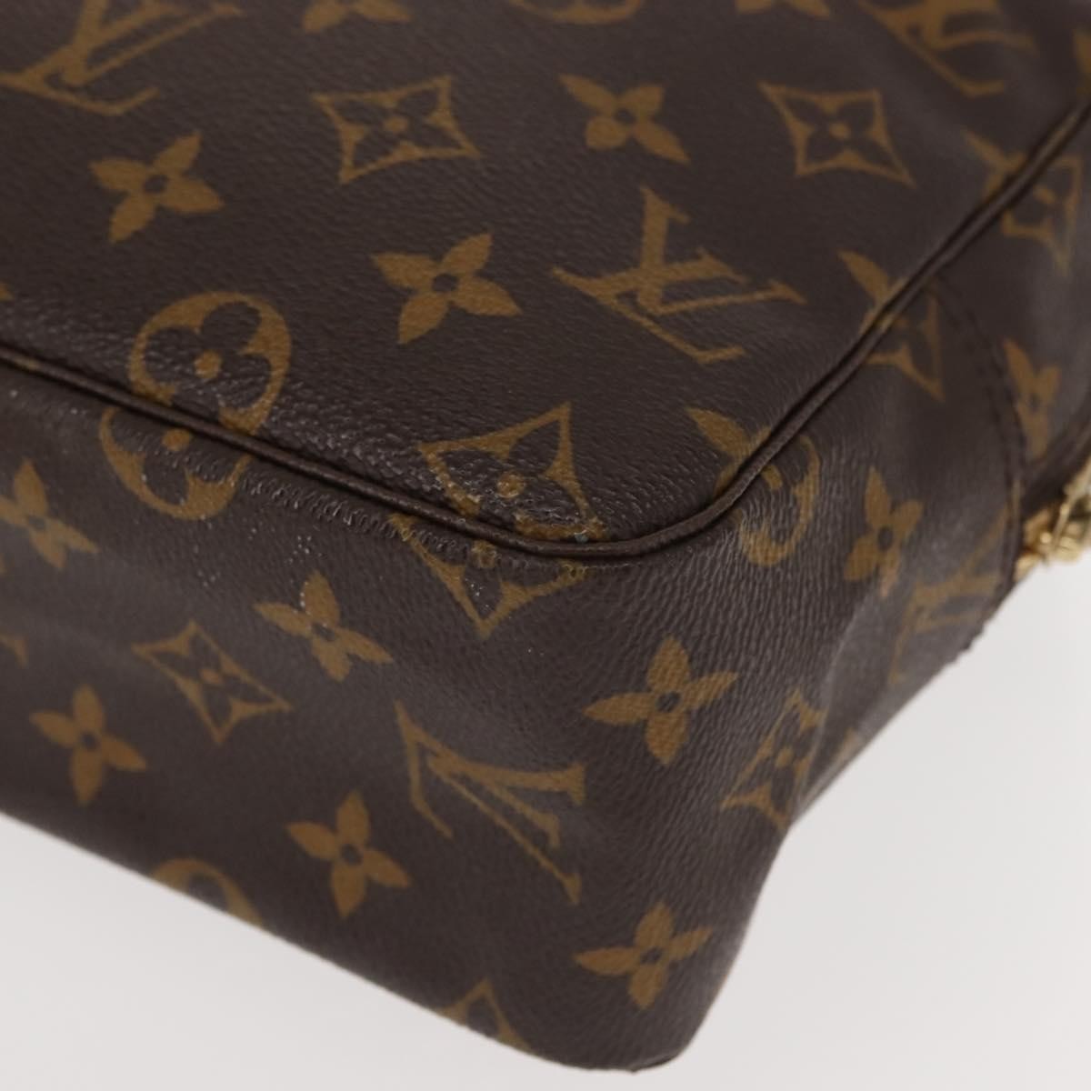 Louis Vuitton Trousse Toilette Monogram Canvas, BROWN, CANVAS, Clutche & pouche