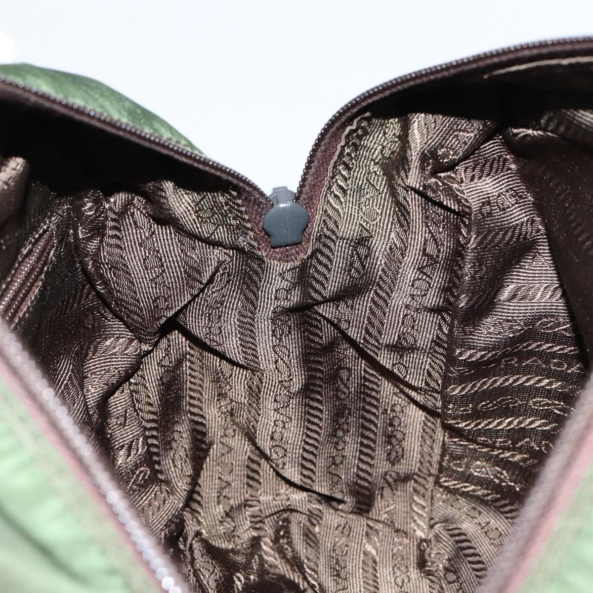 Prada Vintage Handbag Tessuto, GREEN, NYLON, Handbag