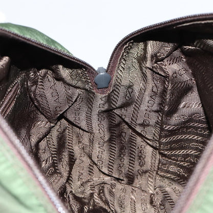 Prada Vintage Handbag Tessuto, GREEN, NYLON, Handbag