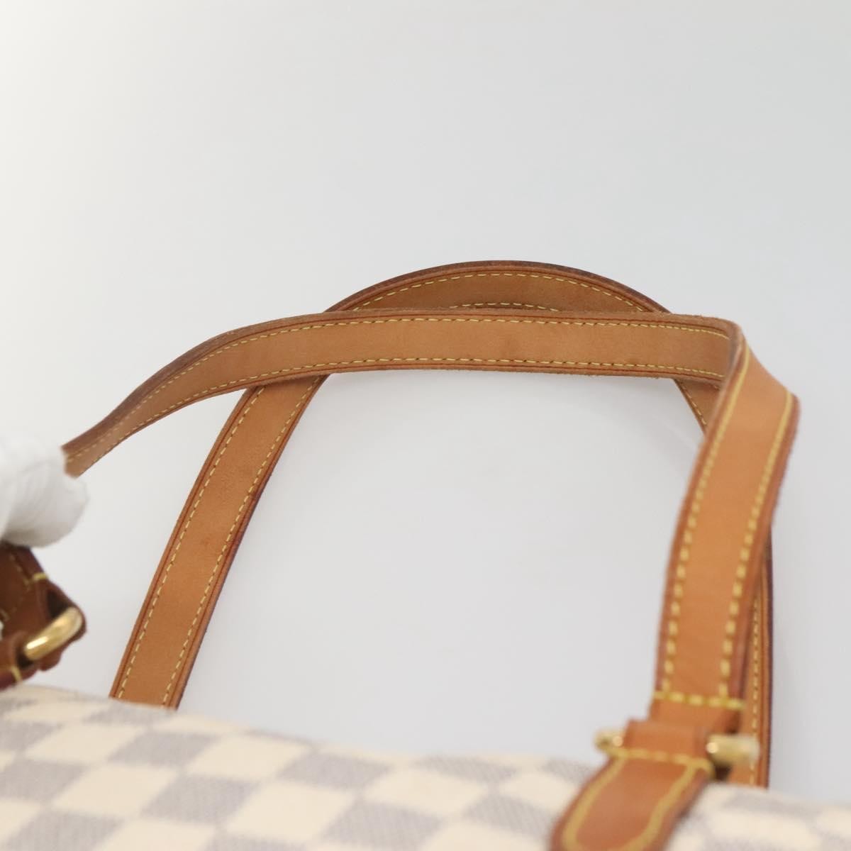 Louis Vuitton Totally Handbag Damier, WHITE, CANVAS, Tote bag
