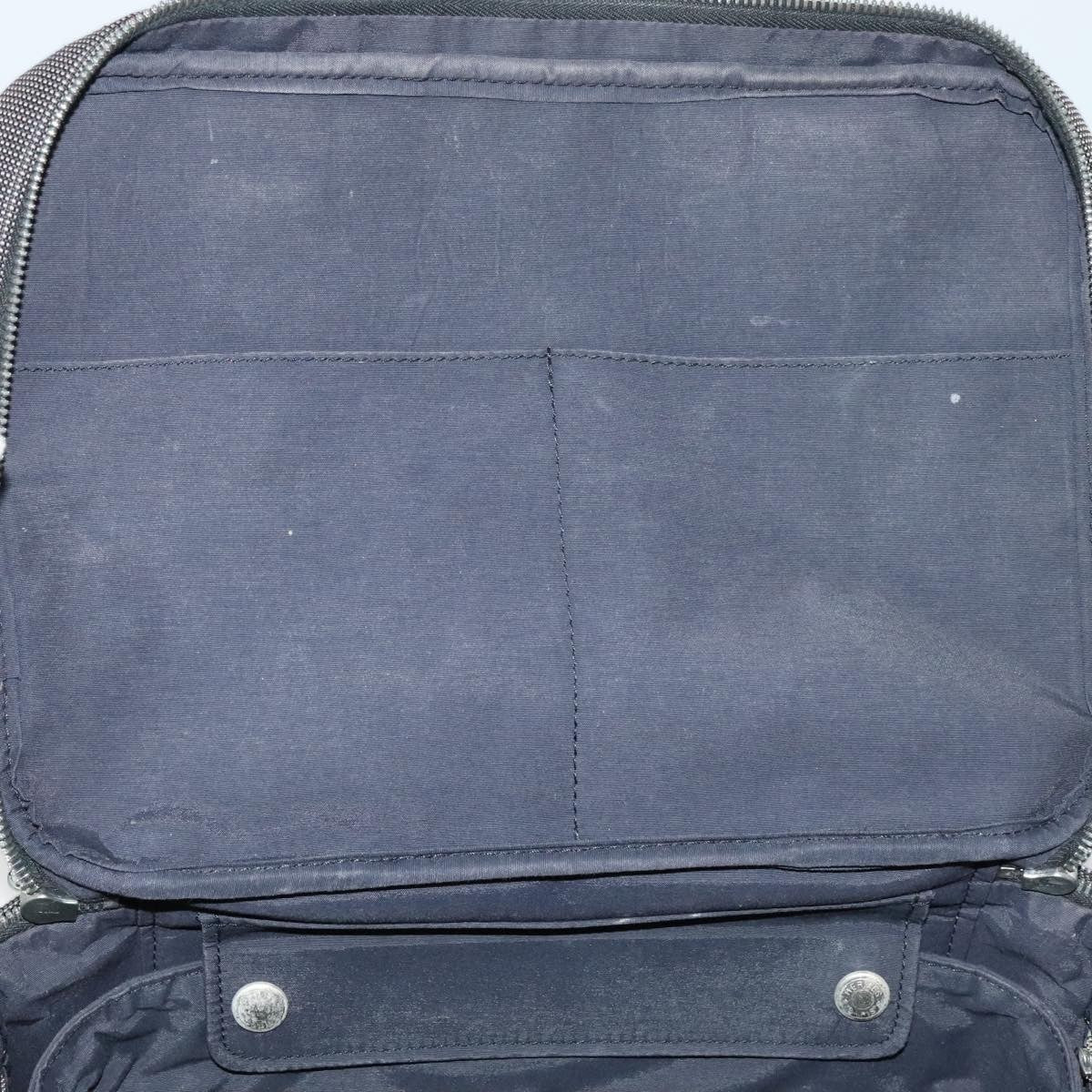 Hermes Vanity Herline Pouch Canvas, GRAY, CANVAS, Clutche & pouche