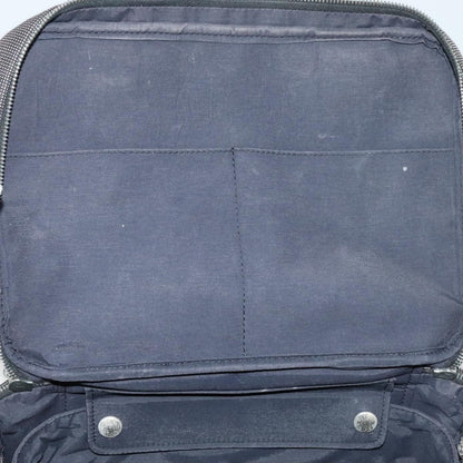 Hermes Vanity Herline Pouch Canvas, GRAY, CANVAS, Clutche & pouche