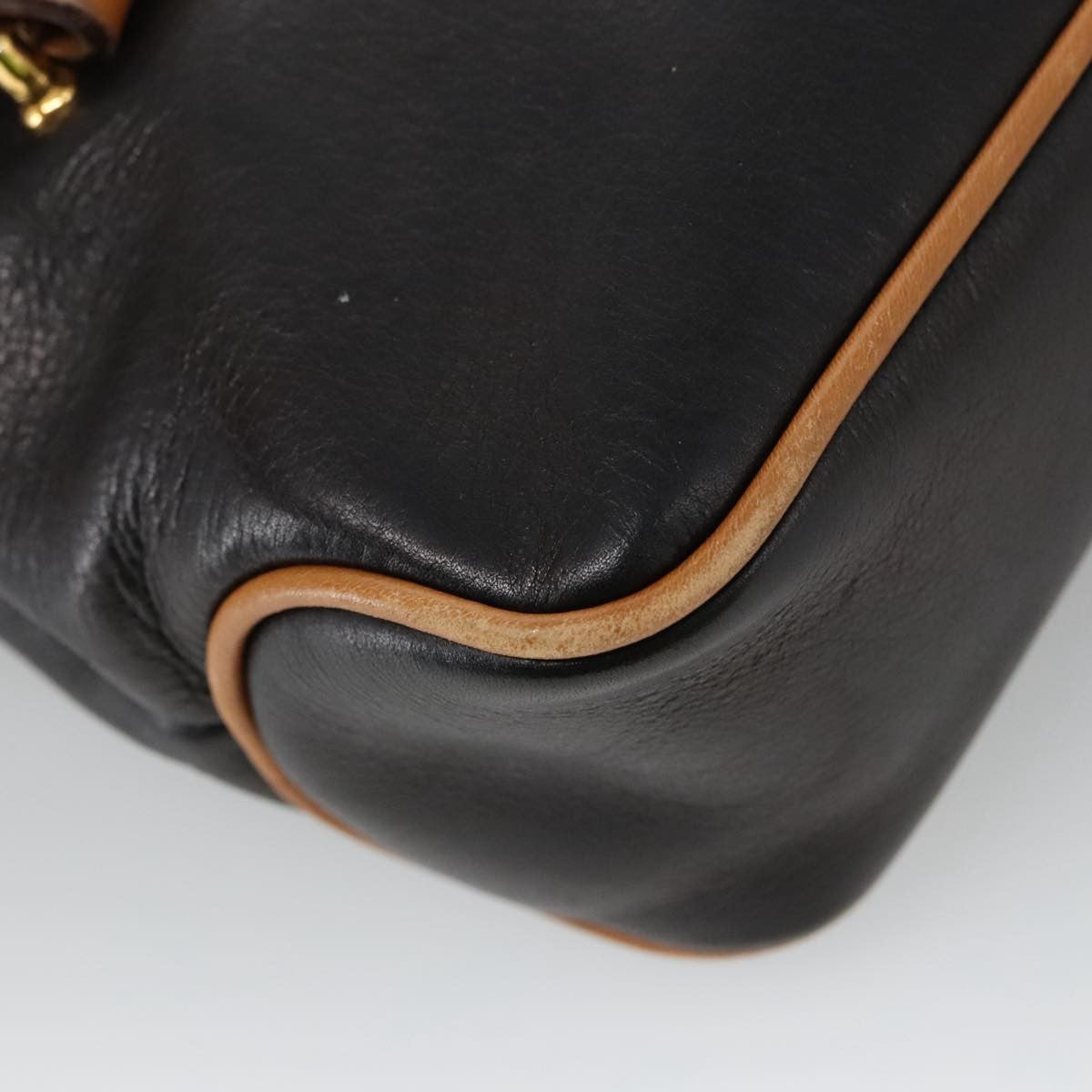 Celine Handbag Leather, BLACK, LEATHER, Handbag