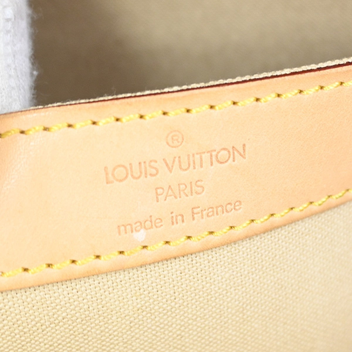 Louis Vuitton Naviglio Handbag Damier, WHITE, CANVAS, Shoulder bag