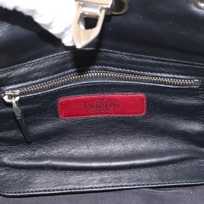 Valentino Garavani Rockstud Tote Soft Leather, BLACK, LEATHER, Tote bag