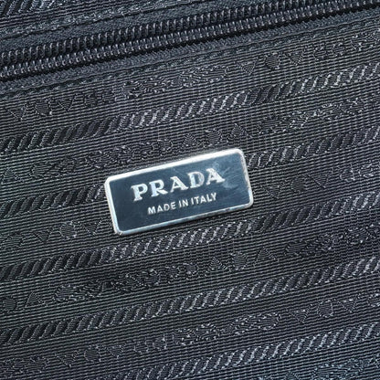Prada Trunk Bag Nylon, BLACK, NYLON, Travel bag