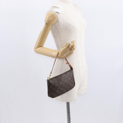 Louis Vuitton Pochette Accessoires NM Monogram Canvas, BROWN, CANVAS, Clutche & pouche