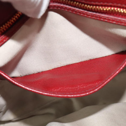 Miu Miu Zip Tote Leather, RED, LEATHER, Tote bag