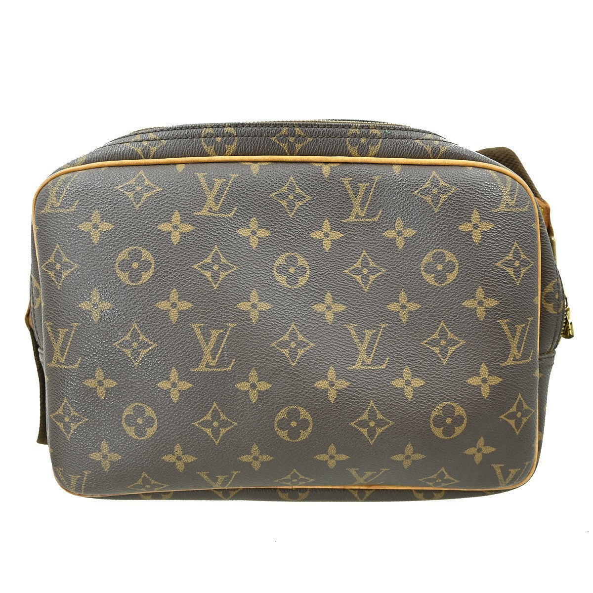 Louis Vuitton Reporter Bag Monogram Canvas, BROWN, CANVAS, Shoulder bag