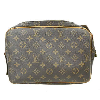 Louis Vuitton Reporter Bag Monogram Canvas, BROWN, CANVAS, Shoulder bag