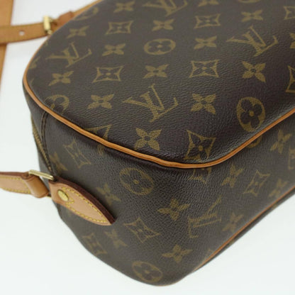 Louis Vuitton Blois Handbag Monogram Canvas, BROWN, CANVAS, Handbag