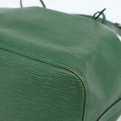 Louis Vuitton Petit Noe Handbag Epi Leather, Green, Leather, Shoulder Bag
