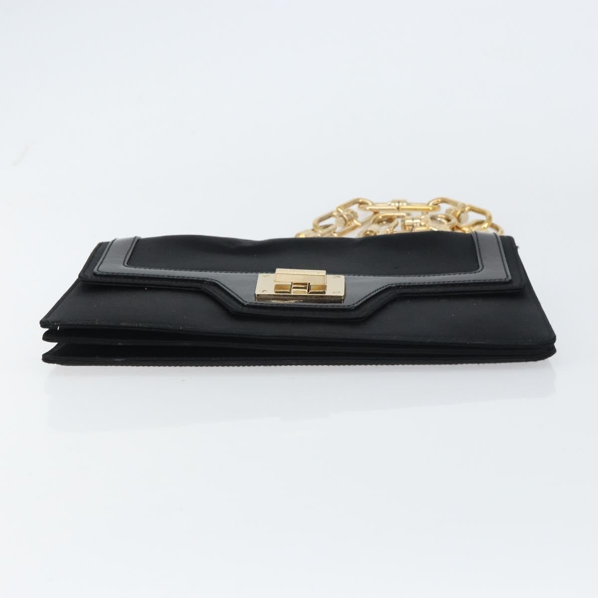 Givenchy Shoulder Bag Satin, BLACK, SATIN, Shoulder bag