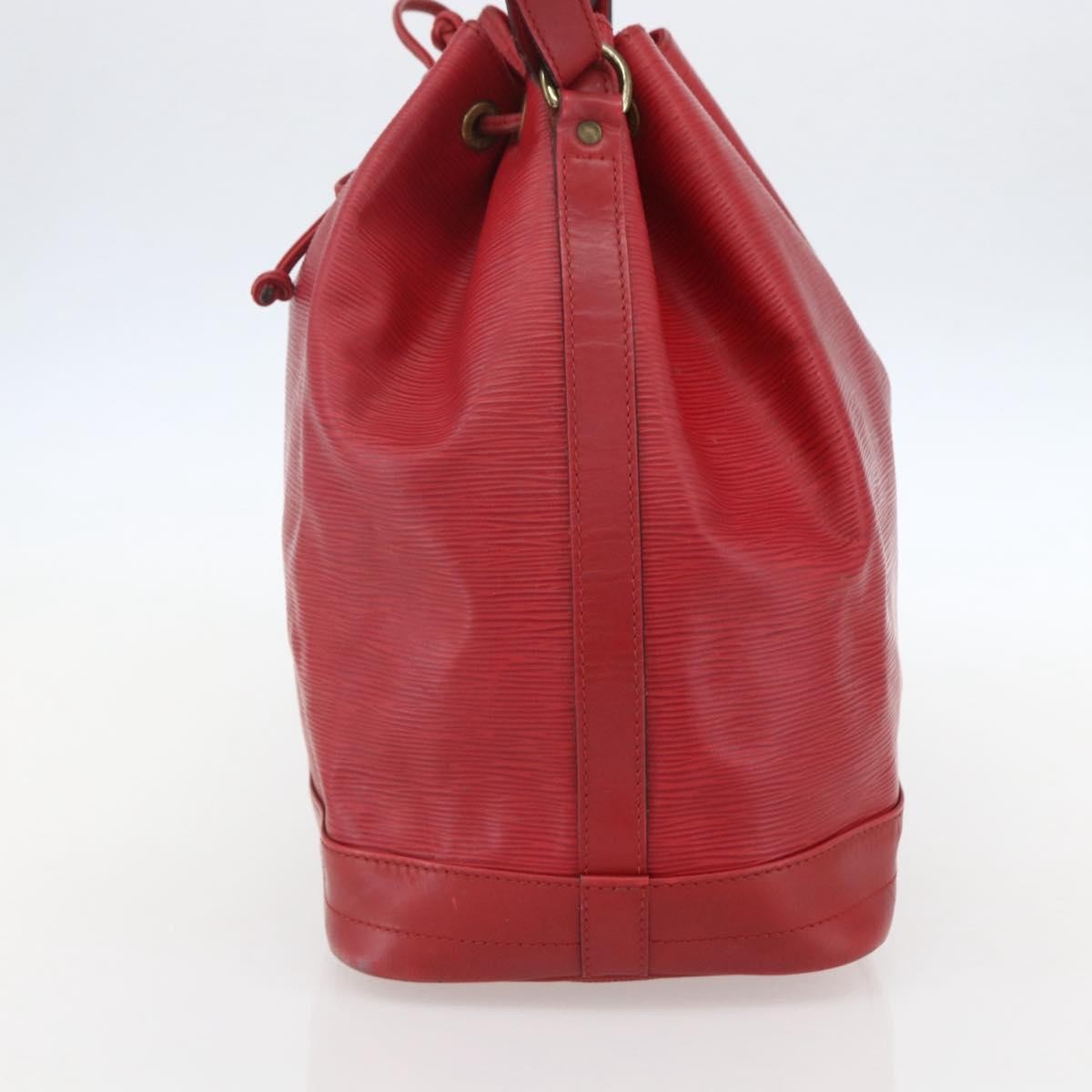 Louis Vuitton Petit Noe NM Handbag Epi Leather, RED, LEATHER, Shoulder bag