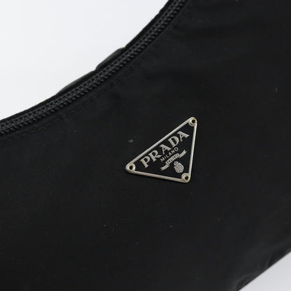 Prada Hobo Tessuto, BLACK, NYLON, Handbag