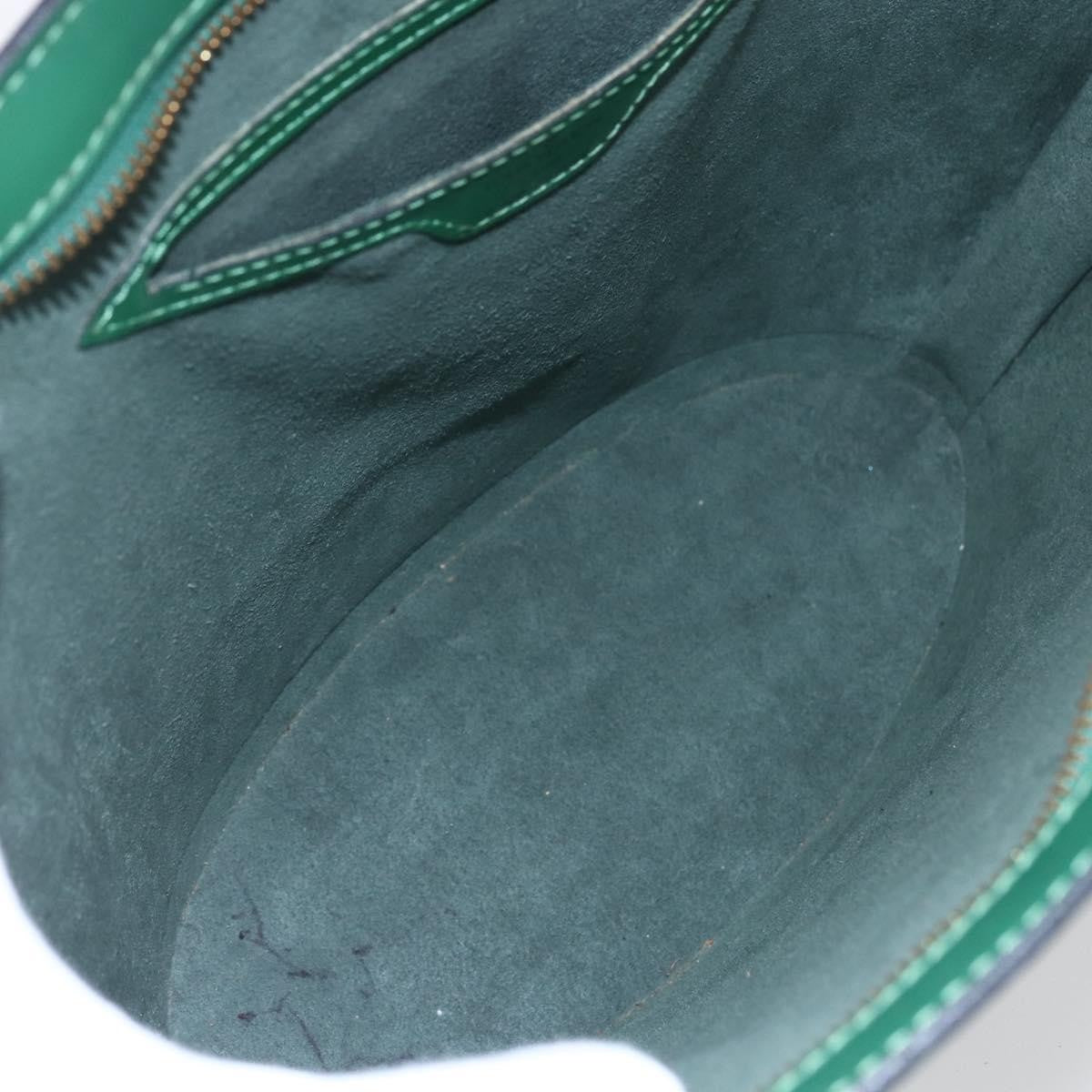 Louis Vuitton Saint Jacques Handbag Epi Leather, GREEN, LEATHER, Shoulder bag