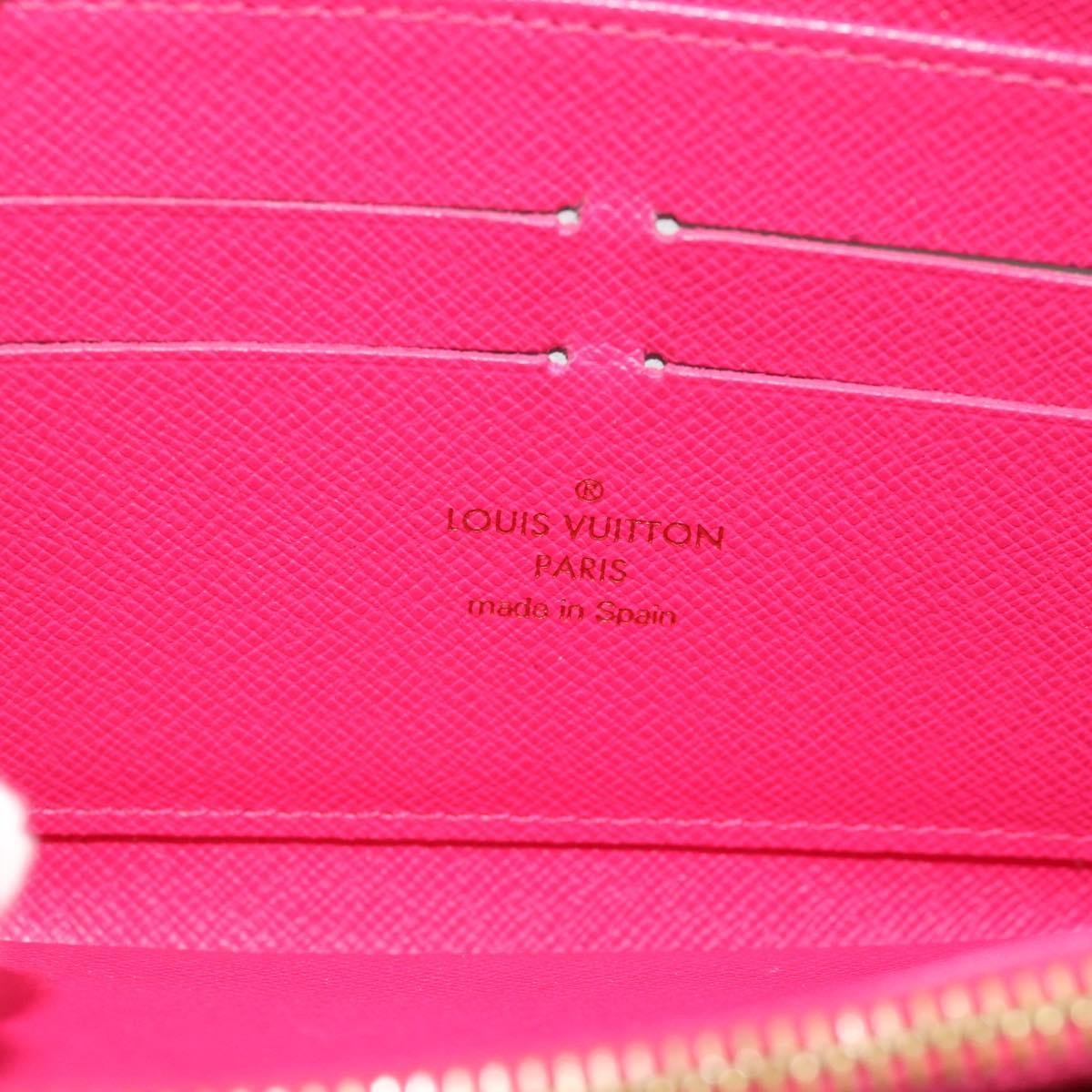 Louis Vuitton Aerogram Zippy Wallet Leather, Black, Canvas, Wallet