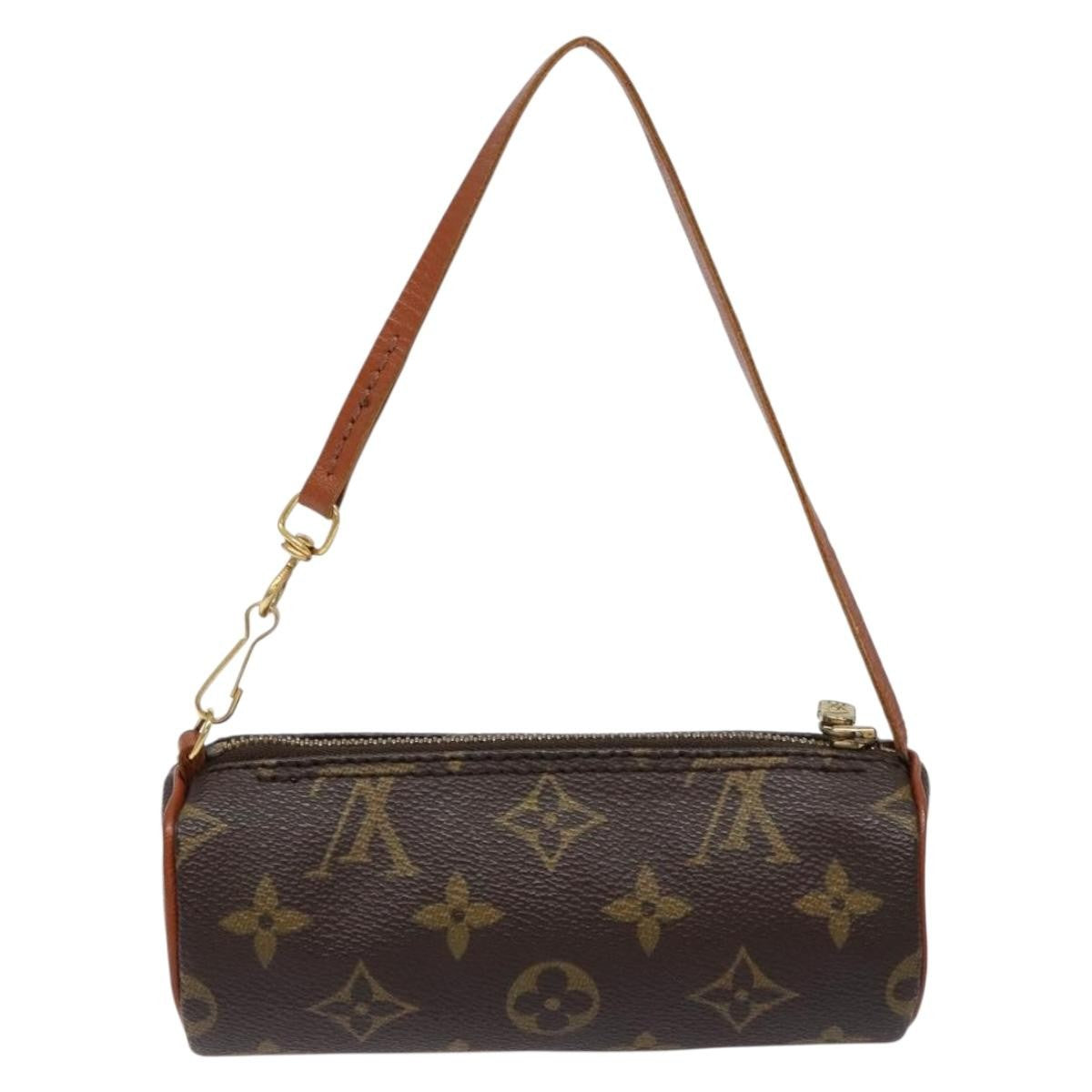Louis Vuitton Papillon Pochette Monogram Canvas, BROWN, CANVAS, Handbag