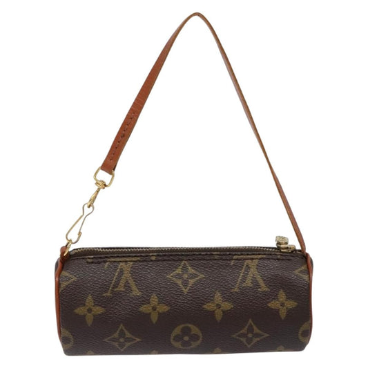 Louis Vuitton Papillon Pochette Monogram Canvas, BROWN, CANVAS, Handbag