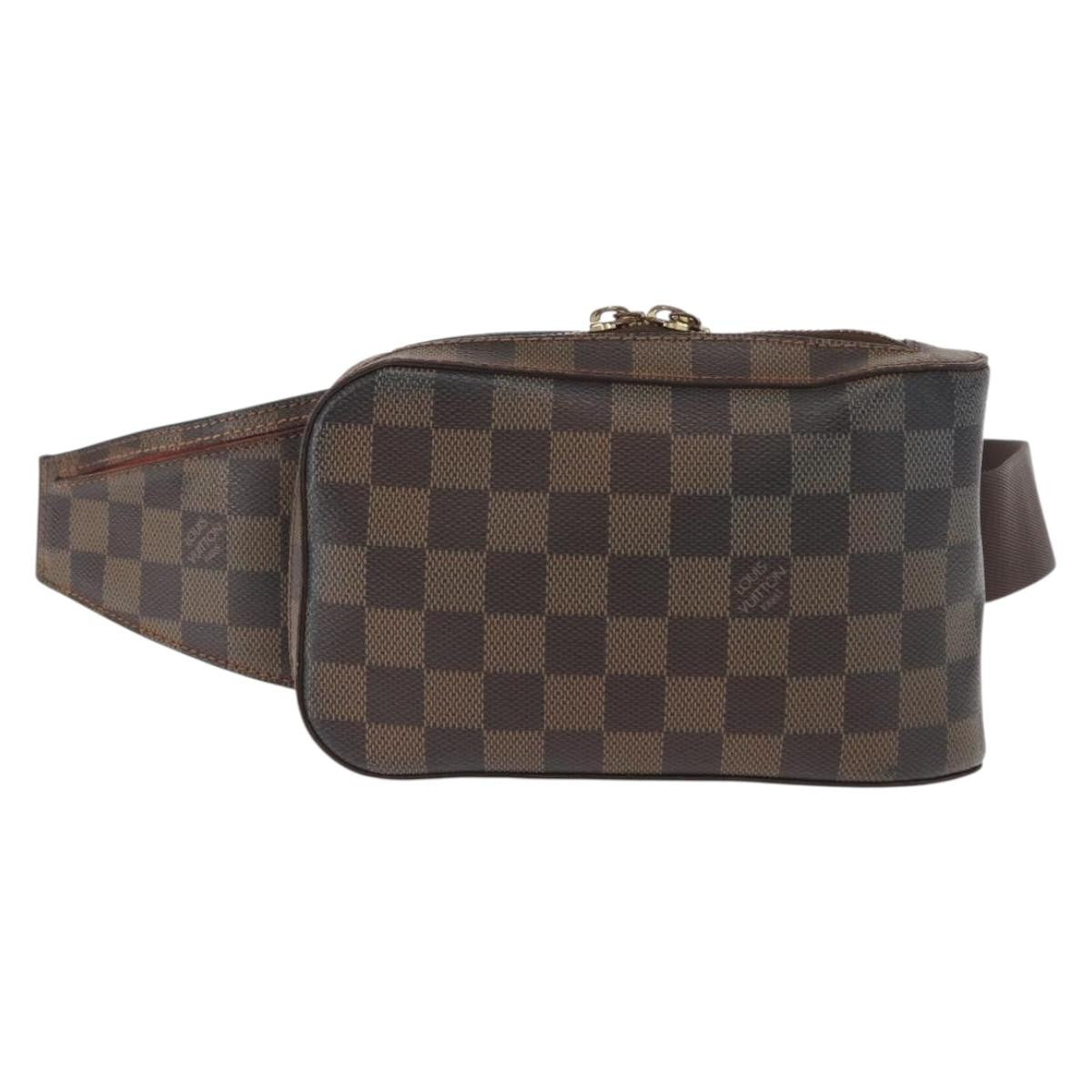 Louis Vuitton Geronimos Waist Bag Damier, BROWN, CANVAS, Shoulder bag