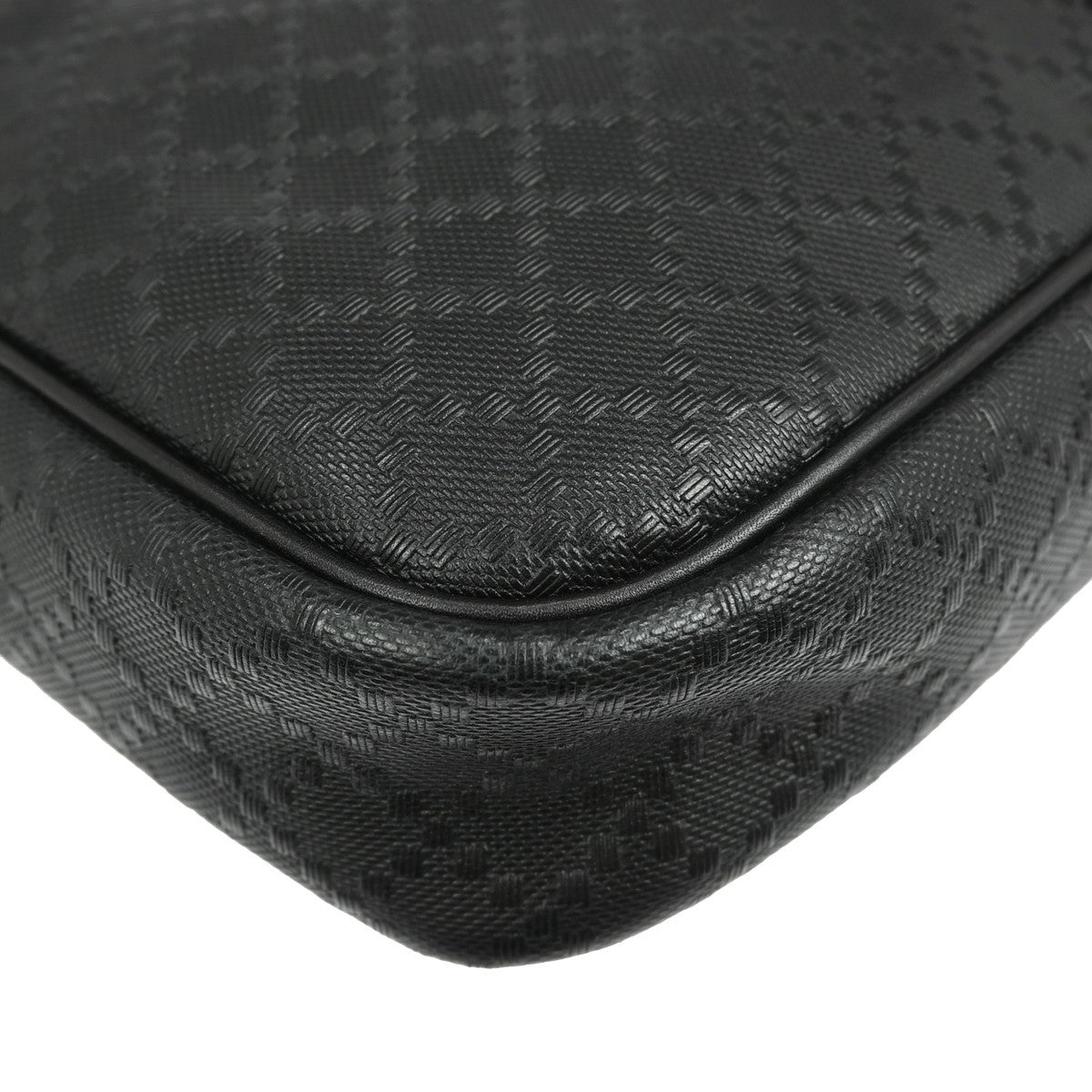 Gucci Diamante bright briefcase Leather, BLACK, LEATHER, Briefcase
