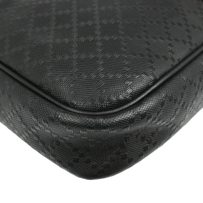 Gucci Diamante bright briefcase Leather, BLACK, LEATHER, Briefcase