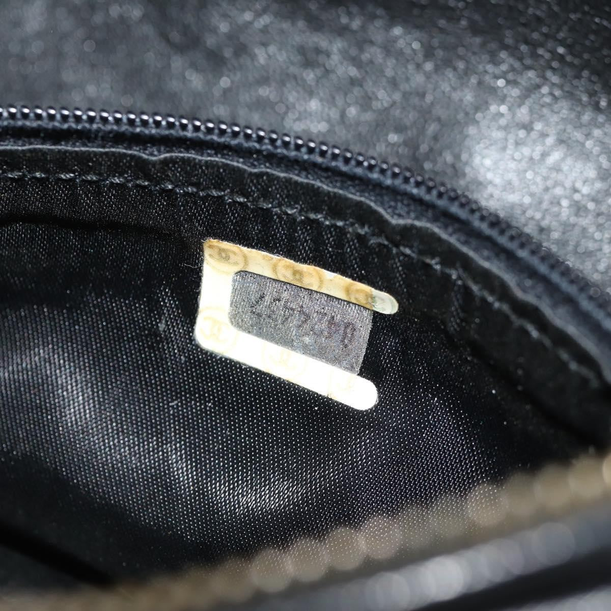 Chanel Vintage Clutch Leather, BLACK, LEATHER, Clutche & pouche