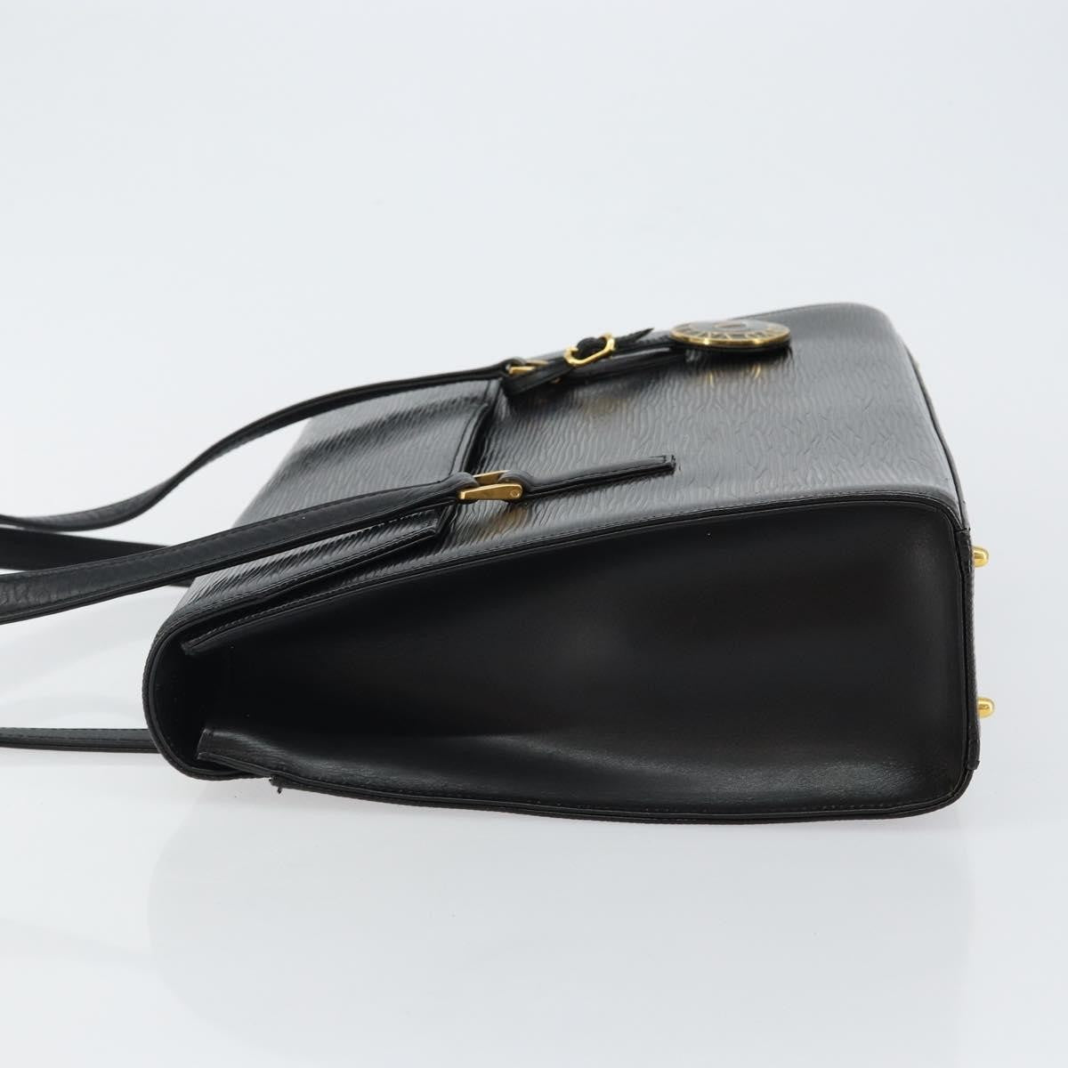 Valentino Garavani Flap Shoulder Bag Leather, BLACK, LEATHER, Shoulder bag