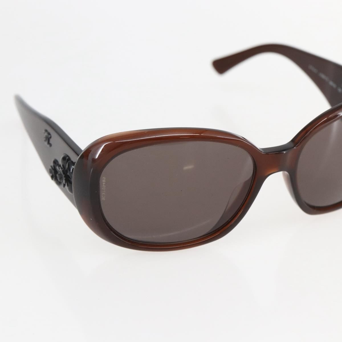 Chanel Camélia sunglasses Plastic, Brown, Plastic, Sunglasses