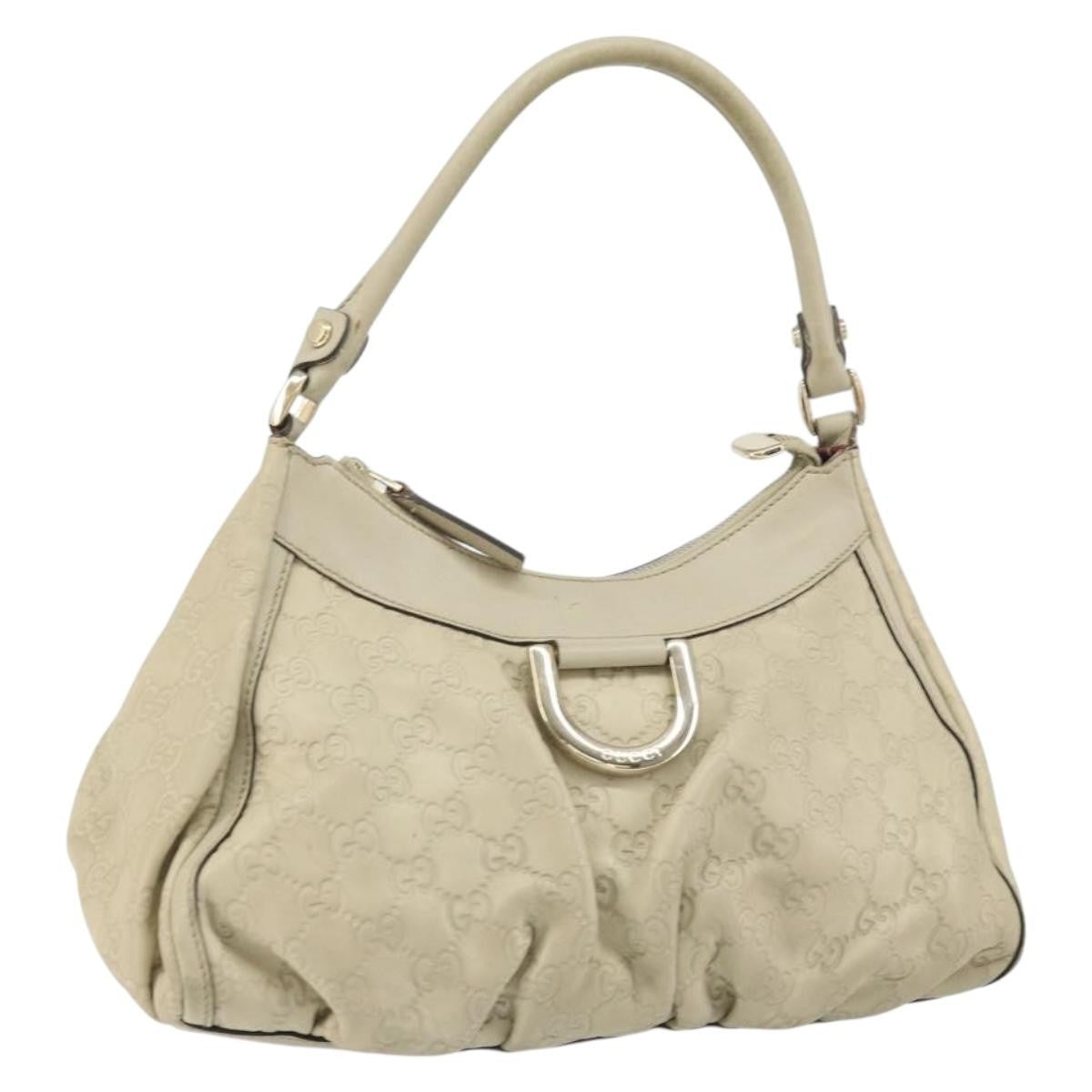 Gucci D-Ring Tote Guccissima Leather, BEIGE, LEATHER, Handbag