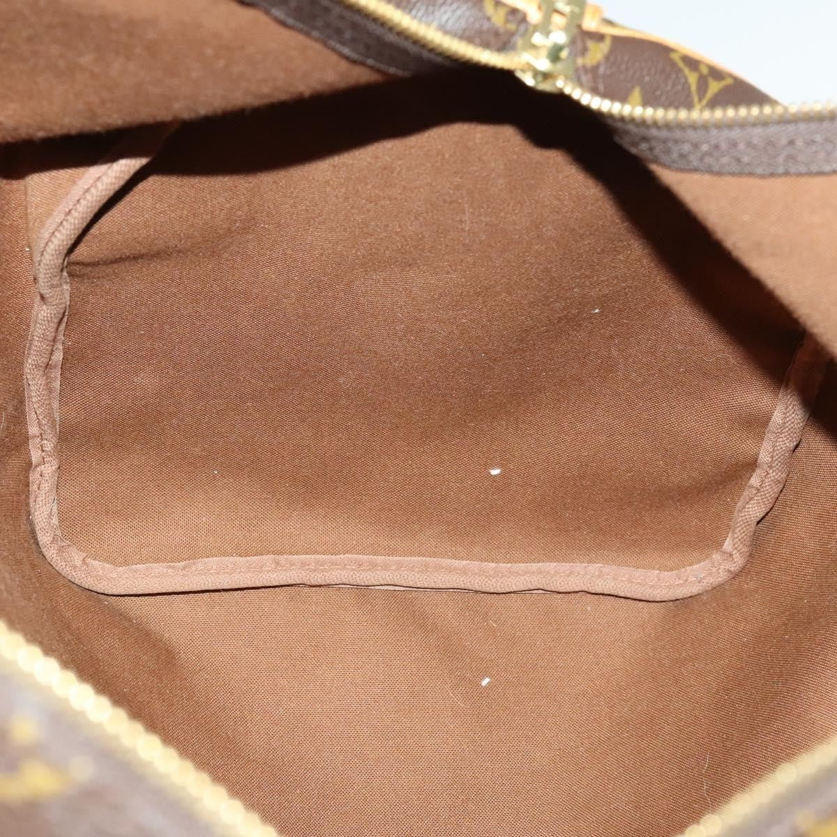 Louis Vuitton Keepall Bag Monogram Canvas, BROWN, CANVAS, Travel bag