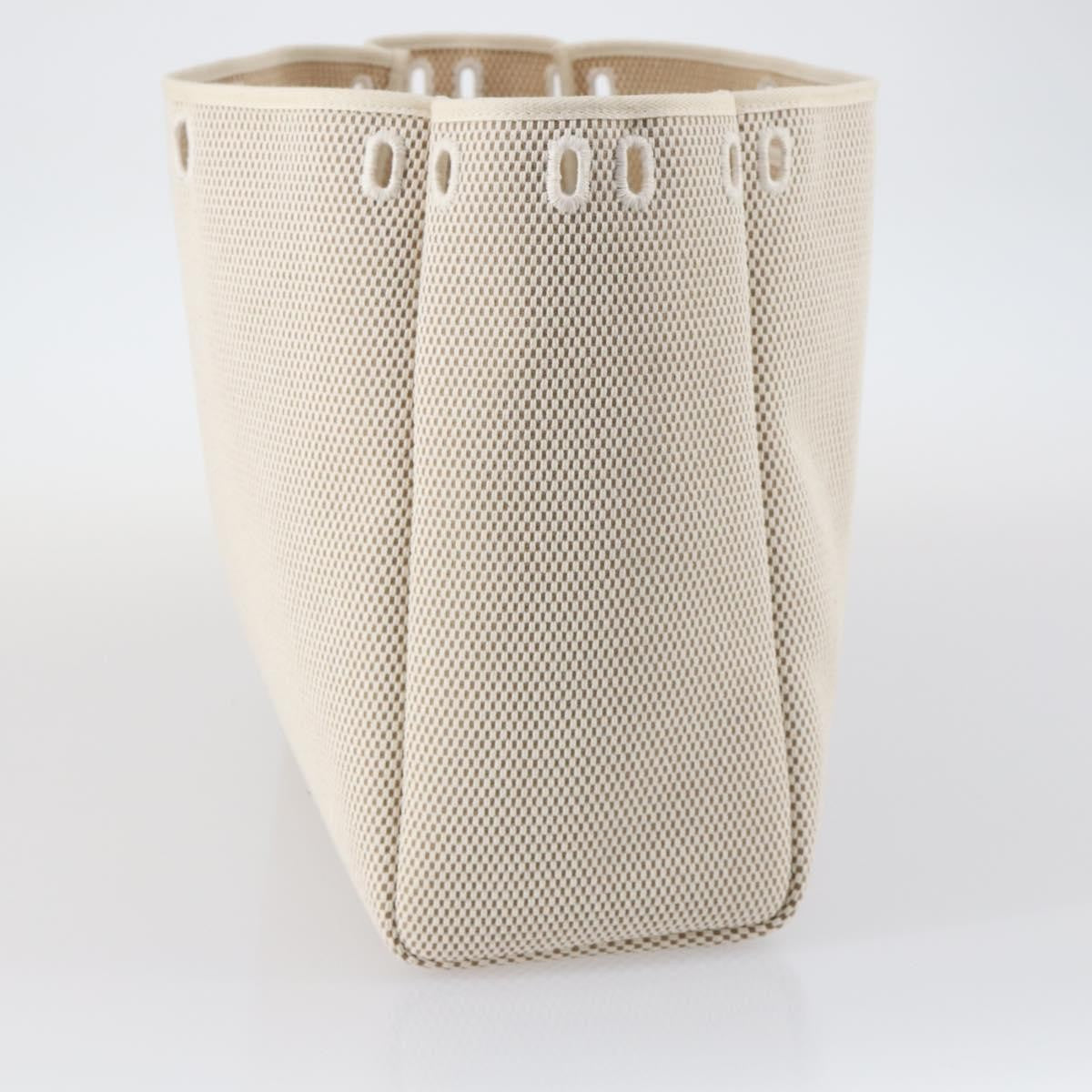 Hermes Herbag Cabas Toile and Leather, BEIGE, CANVAS, Tote bag