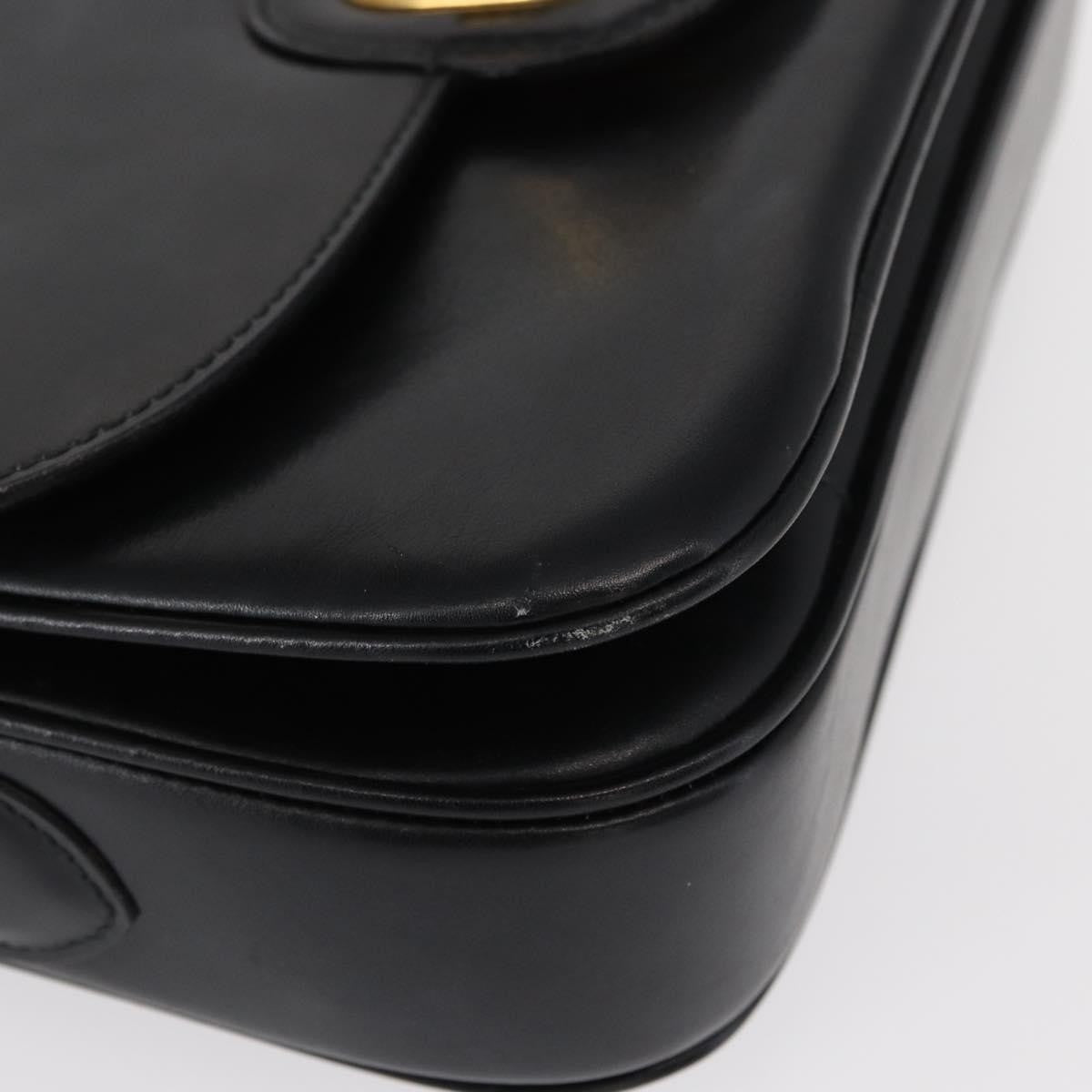 Celine Horse Carriage Shoulder bag Leather, BLACK, LEATHER, Shoulder bag