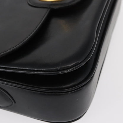 Celine Horse Carriage Shoulder bag Leather, BLACK, LEATHER, Shoulder bag