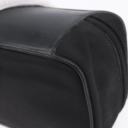 Gucci Vintage Bamboo Vanity Case Nylon, Black, Nylon, Handbag