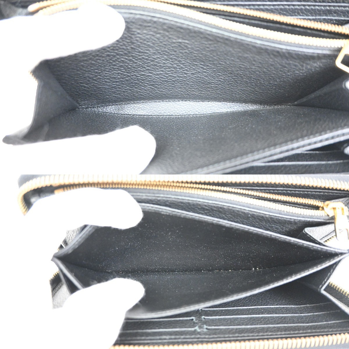 Louis Vuitton Portefeuille zippy Monogramme Empreinte Monogramme Empreinte, BLACK, LEATHER, Wallets