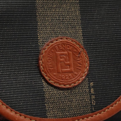 Fendi Pequin Front Pocket Backpack Coated Canvas, BROWN, CANVAS, Backpack