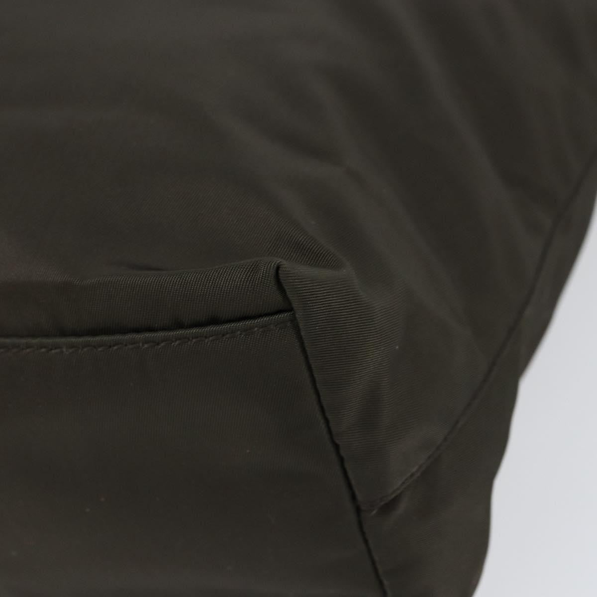 Prada Vintage Zip Tote Tessuto, KHAKI, NYLON, Tote bag