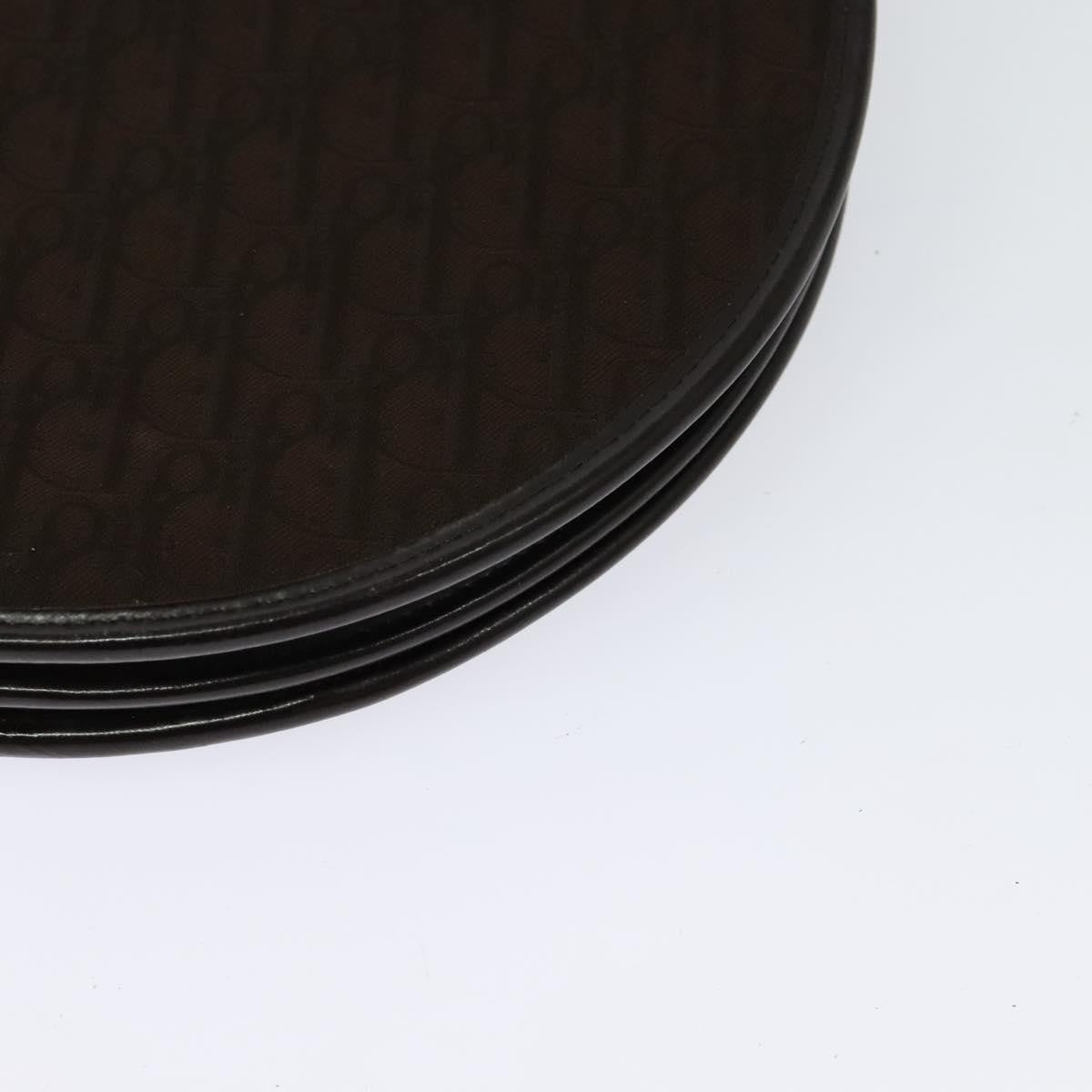 Christian Dior Vintage Trotter Flap Shoulder Bag Canvas, BROWN, CANVAS, Shoulder bag