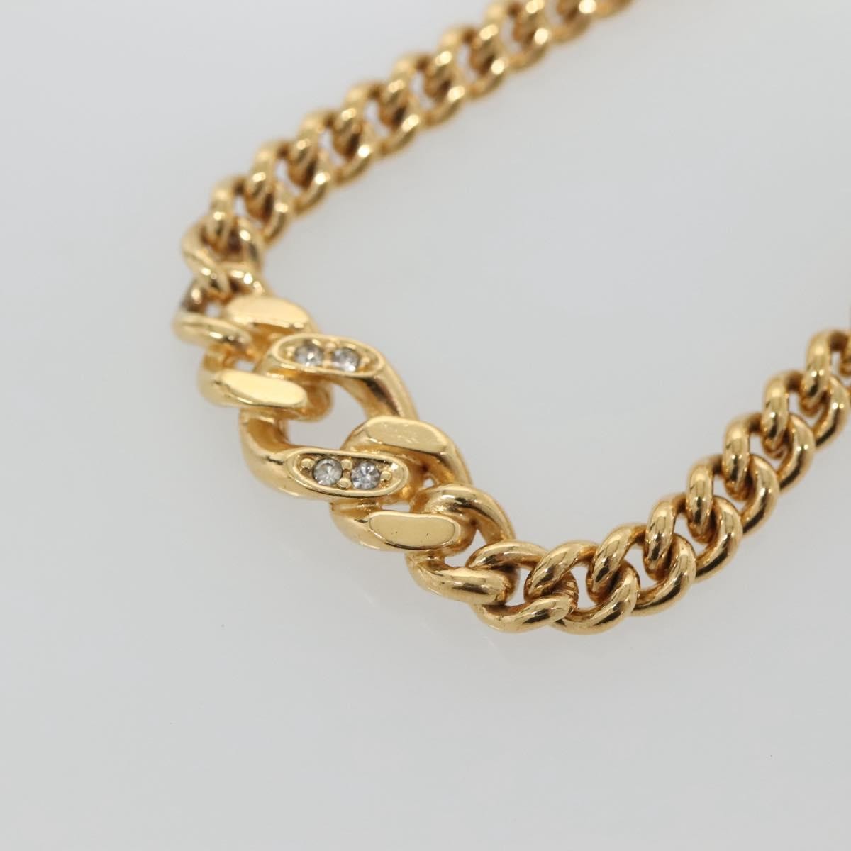 Christian Dior CD Pendant Necklace Gold-plated, GOLD, METAL, Necklace